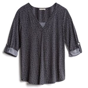 Beacon Patty Roll Tab Knit Top